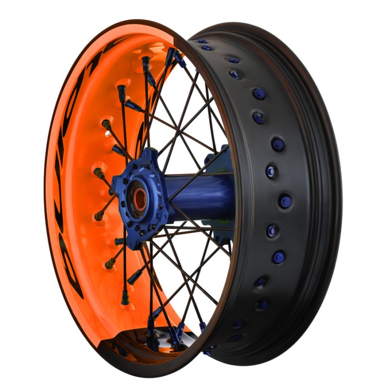 Supermoto aluminium wheels for KTM 990 ADV by Alpina
